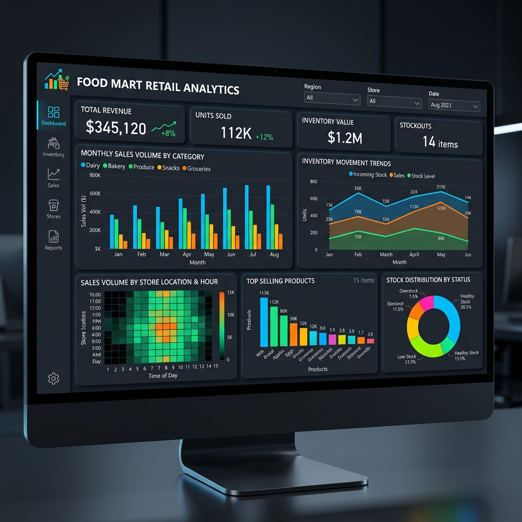 Food Marts Data Dashboard